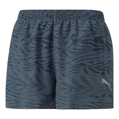 Puma Ultraweave S 3"" Running Short 'teal' In Blue