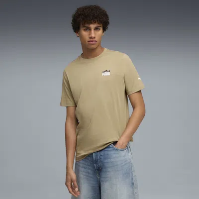 Puma Uma Basket Left Chest T-shirt Men In Neutral