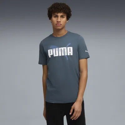 Puma Uma Intersect T-shirt Men In Gray
