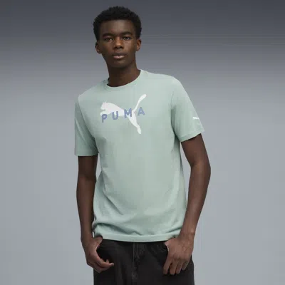 Puma Uma Robust T-shirt Men In Green