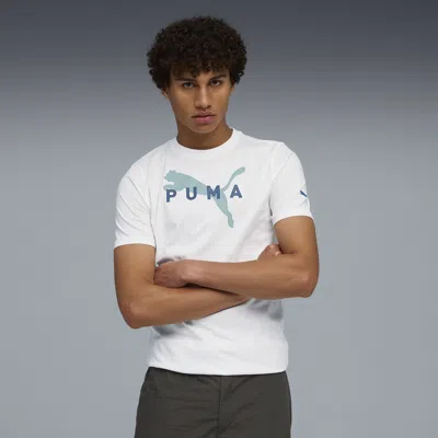 Puma Uma Robust T-shirt Men In White