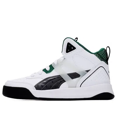 Puma Unisex Backcourt Mid Cyber Week Sneakers White/green