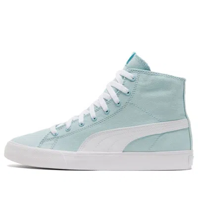 Puma Unisex Bari Mid Sneakers White/blue In Green