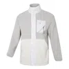 Puma Unisex Paisley Imitation Lamb Wool Stand-up Collar Jacket Grey In Gray
