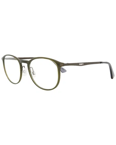 Puma Unisex Pu0078o 49mm Optical Frames In Green