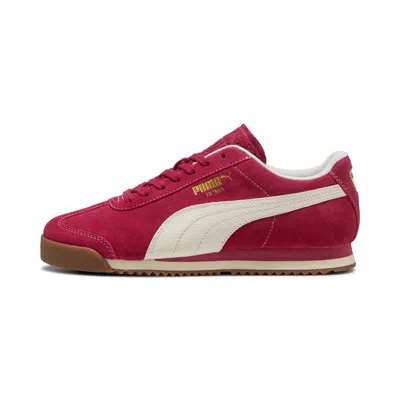 Puma Roma Suede Men's Sneakers In Red