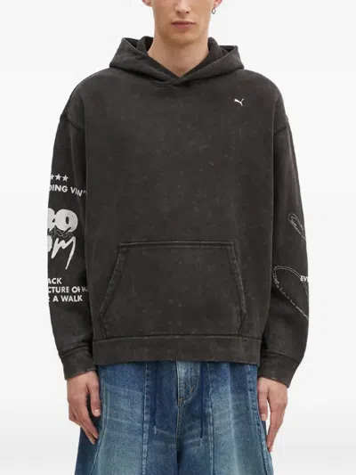 Puma Untergrund Hoodie In Blue