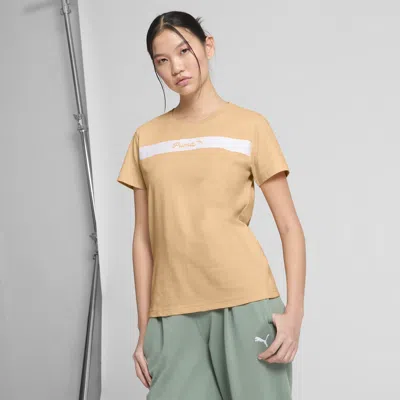 Puma Upfront Line Women's T-shirt In Orange