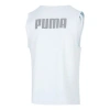 Puma Uv Men Sleeveless Tank 'blue' In White