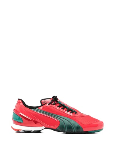 Puma V-s1 Panelled Sneakers In Red
