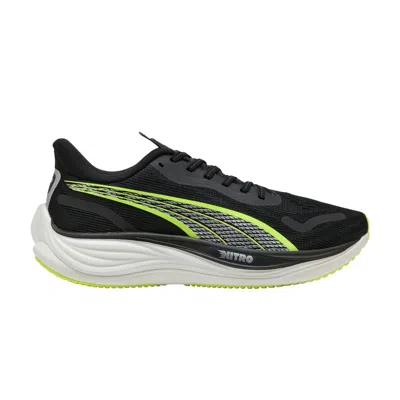 Pre-owned Puma Velocity Nitro 3 'black Yellow Alert' | Men's Size 7