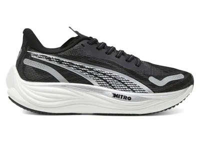 Pre-owned Puma Velocity Nitro 3 (women's) Sneakers In Black/silver/white In Multi