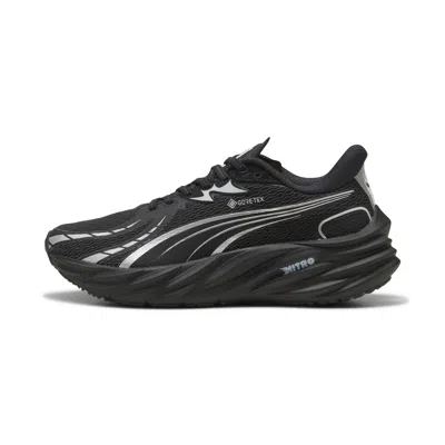 Puma Velocity Nitro™ 4 Gore-tex® Women's Waterproof Road Running Shoes In Black