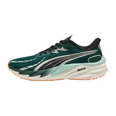 Puma Velocity Nitro 4 Shoes Green Black Aw25 In Multi