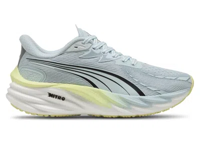 Pre-owned Puma Velocity Nitro 4 (women's) Sneakers In Sea Glass/gold Moon