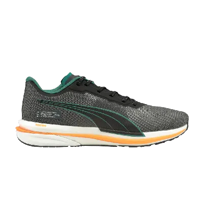 Pre-owned Puma Velocity Nitro Wtr 'black Orange Glow'