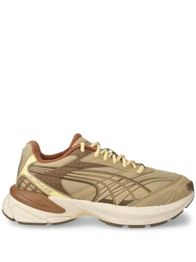 Puma Velophasis Earth Sneakers In Brown