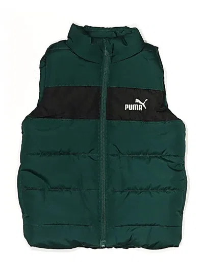 Pre-owned Puma Kids' Vest In Green