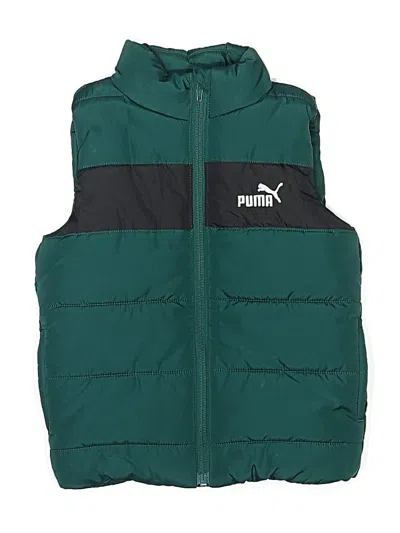 Pre-owned Puma Kids' Vest In Green