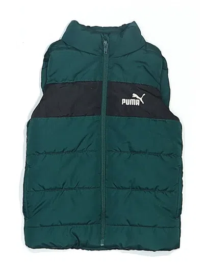 Pre-owned Puma Kids' Vest In Green