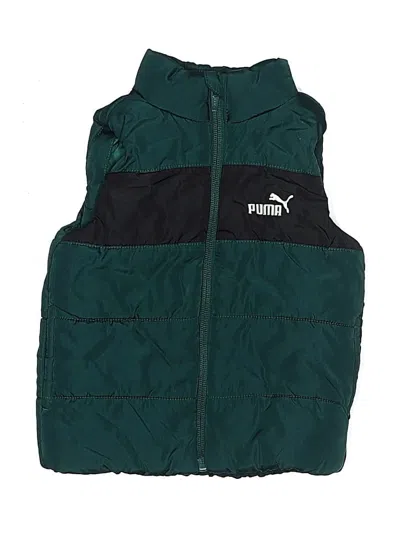 Pre-owned Puma Kids' Vest In Green