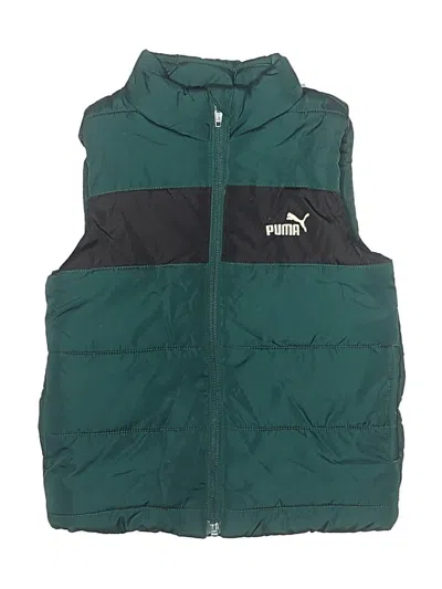 Pre-owned Puma Kids' Vest In Green