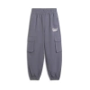 Puma Vibe Check Big Kids' Pants In Galactic Grey