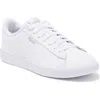 Puma Vikky Leather Sneaker In  White- White