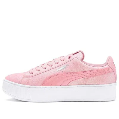 Puma Vikky Platform Glitz Jr Trainers Pink