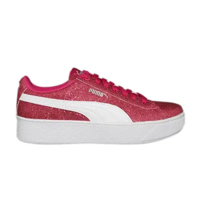 Pre-owned Puma Vikky Platform Jr 'glitz - Purple' | Kid's Size 6