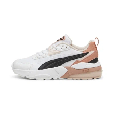 Puma Vis2k Big Kids' Sneakers In White- Black-deeva Peach
