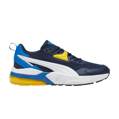 Pre-owned Puma Vis2k 'navy Pelé Yellow' In Blue