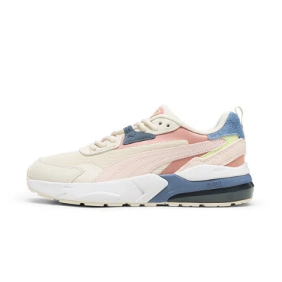Puma Vis2k Soft Women's Sneakers In Alpine Snow-island Pink-deeva Peach