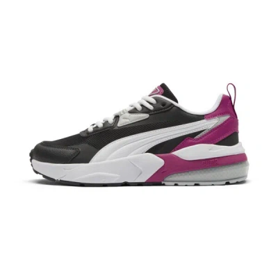 Puma Vis2k Women's Sneaker In Black- White-magenta Gleam