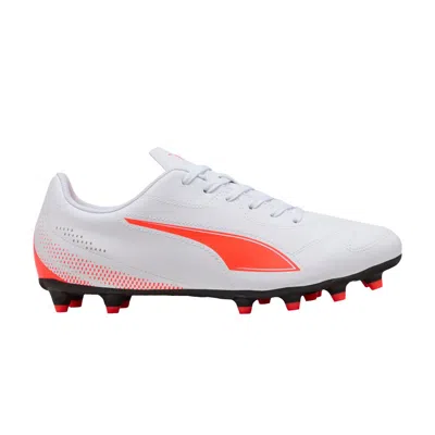 Pre-owned Puma Vitoria 2 Fg Ag 'white Glowing Red' | Men's Size 11.5