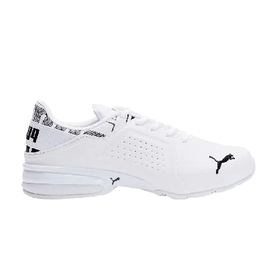 Pre-owned Puma Viz Runner Repeat Wide 'white Black'
