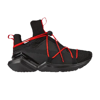 Pre-owned Puma Vogue X Wmns Fierce 'black Red'