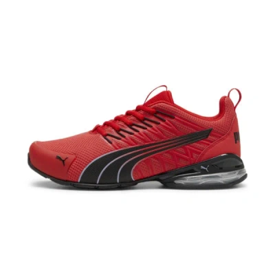 Puma Voltaic Evo Running Shoes In For All Time Red- Black-gray Fog