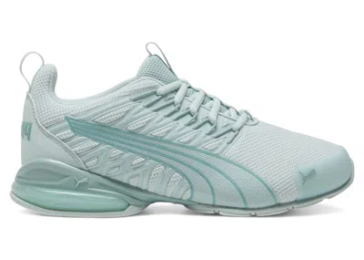 Pre-owned Puma Voltaic Evo (women's) Sneakers In Peaceful Blue/modern Mint