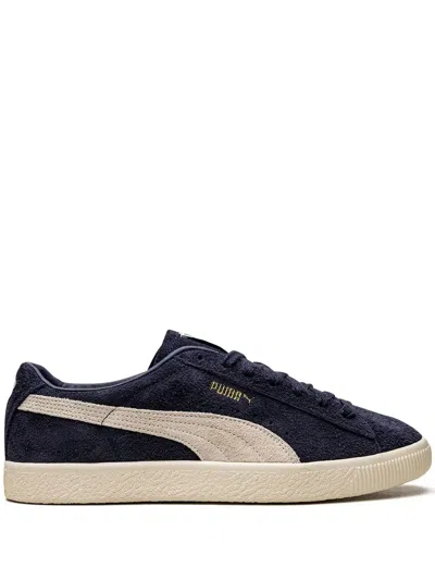 Puma Vtg Hairy Suede Sneakers In Blau