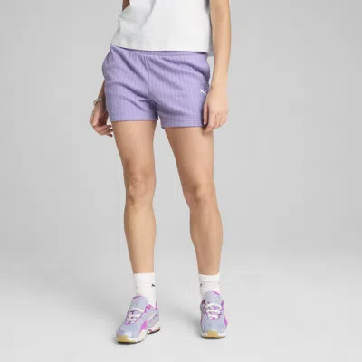 PUMA WARDROBE ESSENTIALS WOMEN'S 4" POINTELLE SHORTS