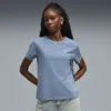 Puma Wardrobe Ess Comfort T-shirt Women In Blue
