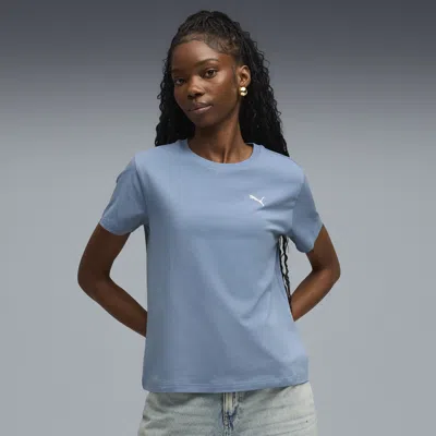 Puma Wardrobe Ess Comfort T-shirt Women In Blue