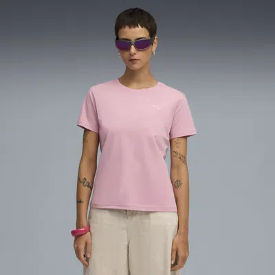 Puma Wardrobe Ess Comfort T-shirt Women In Pink