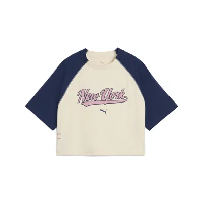 Puma Wardrobe Ess Nyc T-shirt Women In White