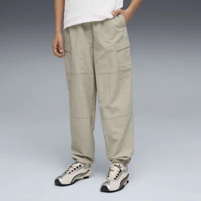 Puma Wardrobe Essentials Big Kids' Relaxed Cargo Pants In Gray