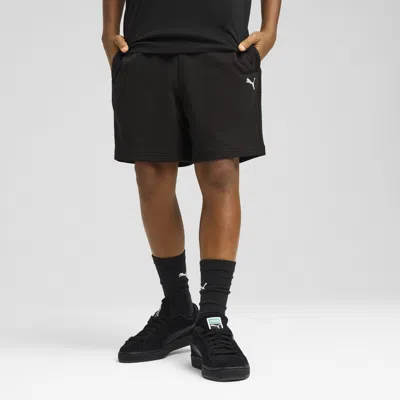 Puma Kids' Wardrobe Ess Relaxed Shorts In Black
