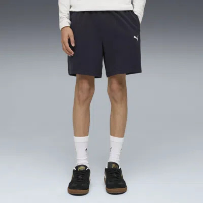 Puma Wardrobe Essentials Big Kids' Relaxed Shorts In Black