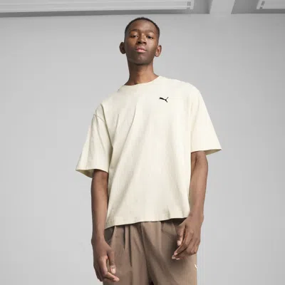 Puma Wardrobe Essentials Men's Boxy T-shirt In White