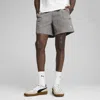 Puma Wardrobe Essentials Men's Relaxed 6" Cargo Shorts In Gray